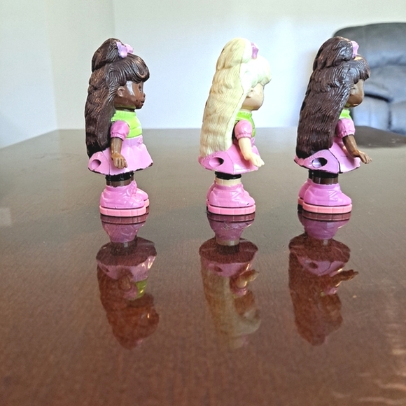 Three 1993 McDonald's Toy Holiday Sally Secrets, Paper Punch Dolls - Picture 4 of 6